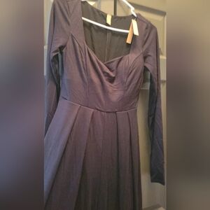 Women's Long Sleeve Black Shapwear Jumpsuit